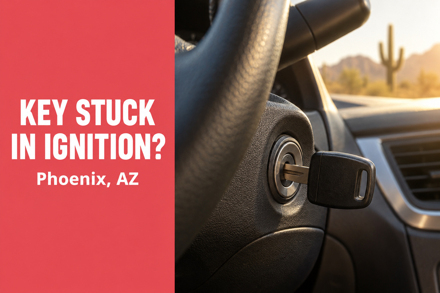 Key stuck in ignition in Phoenix - Affordable Lock & Key of Phoenix