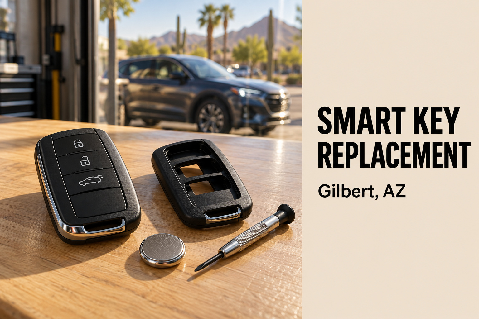 Smart key replacement in Gilbert - Affordable Lock & Key of Phoenix