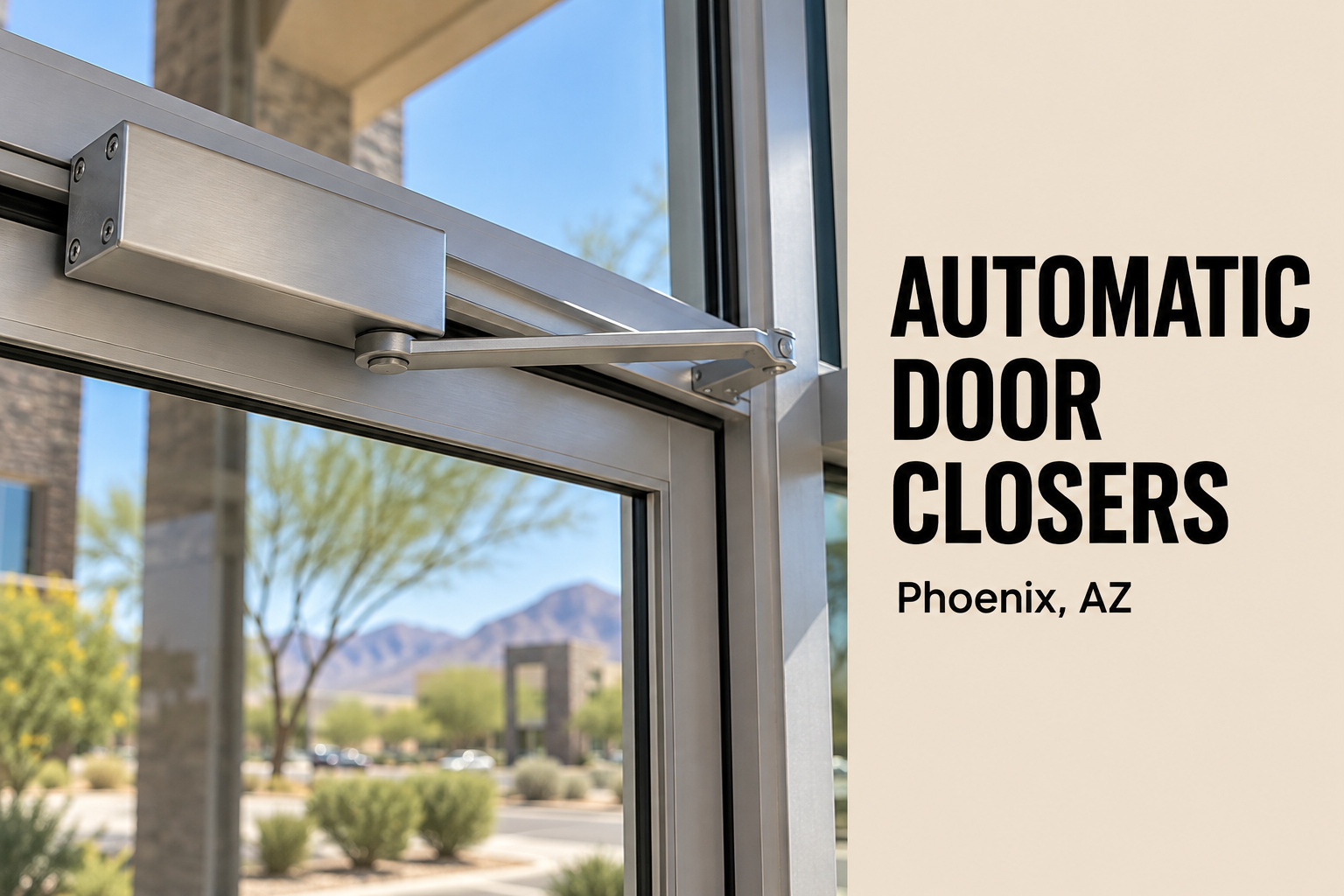 Automatic door closer in Phoenix - Affordable Lock & Key of Phoenix